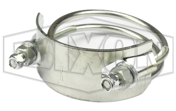 Counter clockwise spiral clamp