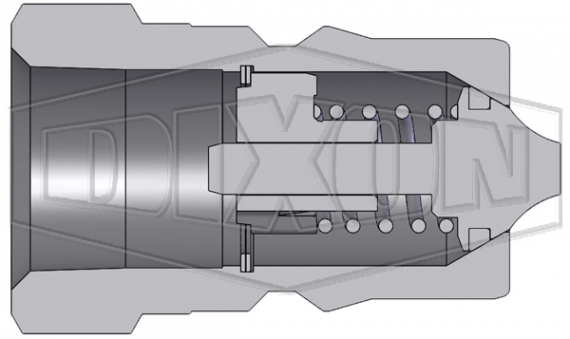 hs series iso b steam interchange female plug hs series iso b steam interchange female plug