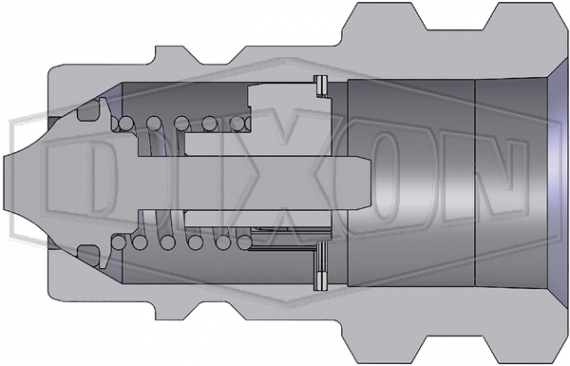 k series iso-a 5600 interchange female plug k4f4-half