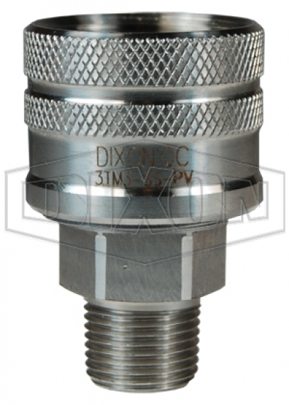 T-Series Male NPTF Poppet Coupler