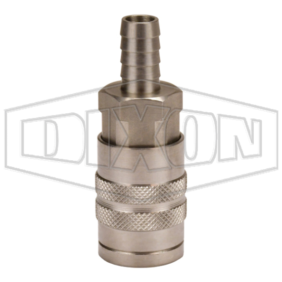 F-Series Pneumatic Manual Standard Hose Barb Coupler