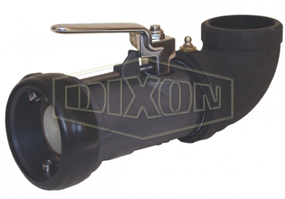 Bayonet Style Dry Disconnect 90° Swivel Coupler x Female NPT