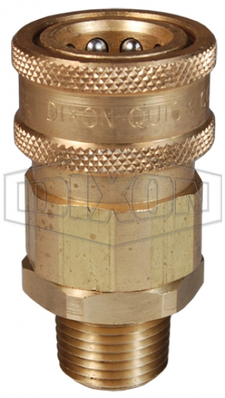 V-Series Valved Male Coupler