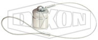 v series snap tite h ih interchange dust caps aluminum body with steel cable quick disconnects
